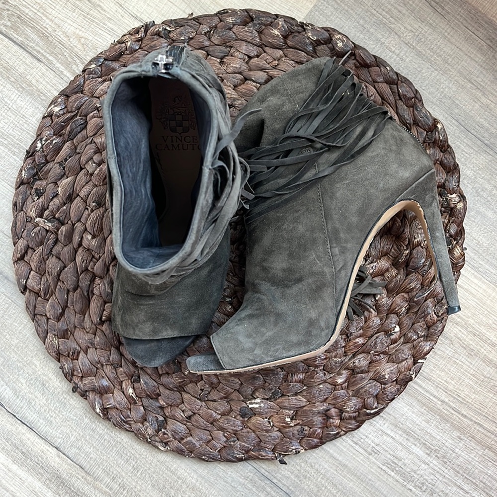 Vince Camuto Brown Booties